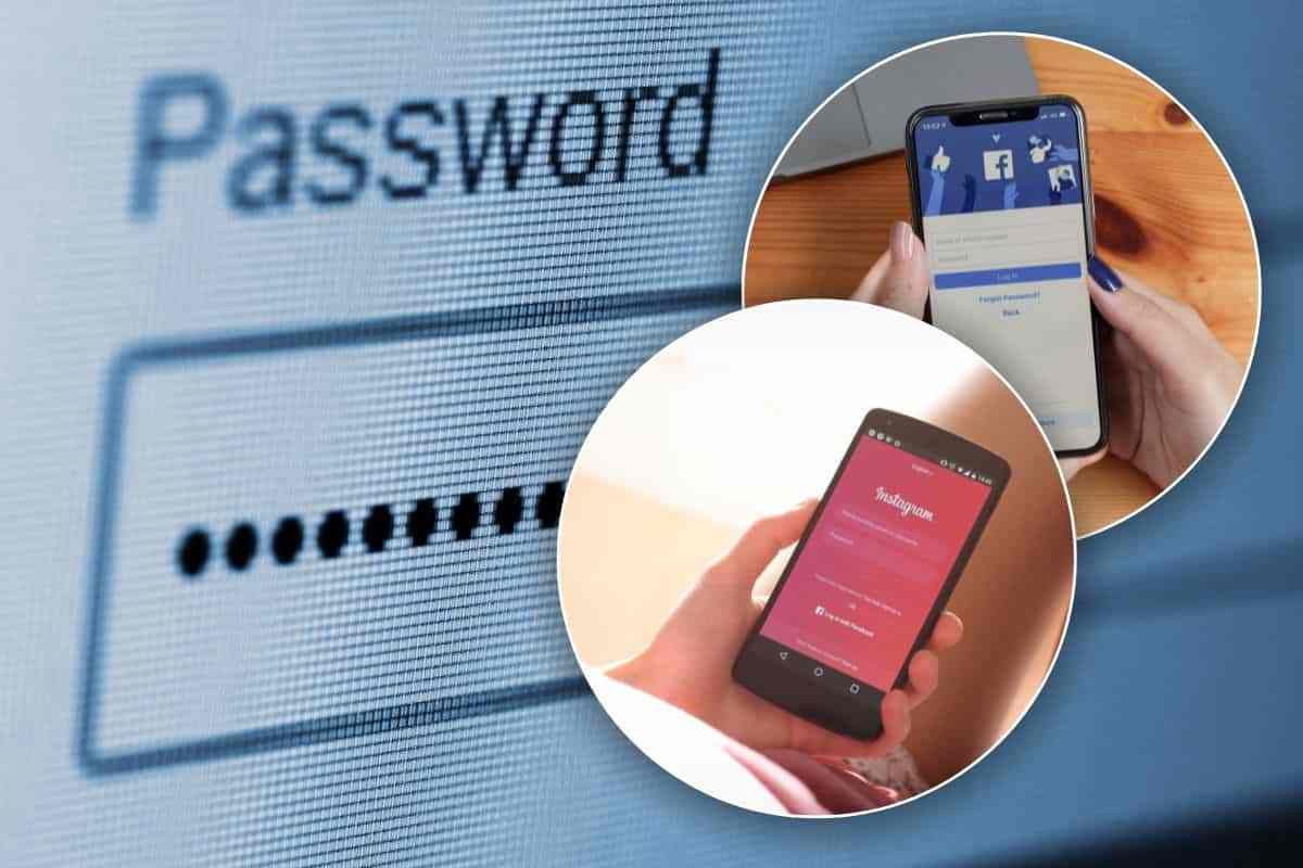 password facebook intagram violate